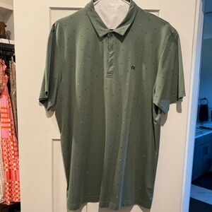 Travis Mathew Sage Green Polo Shirt